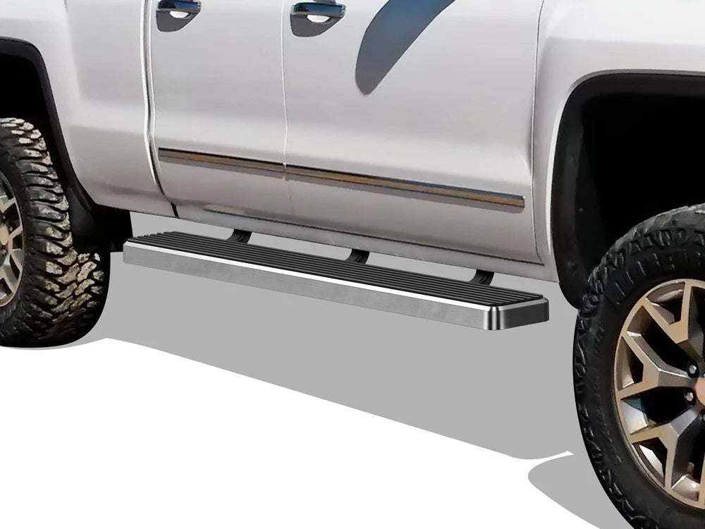 Running Boards 6 Inch for Silverado Sierra Double Cab (2007–2018)