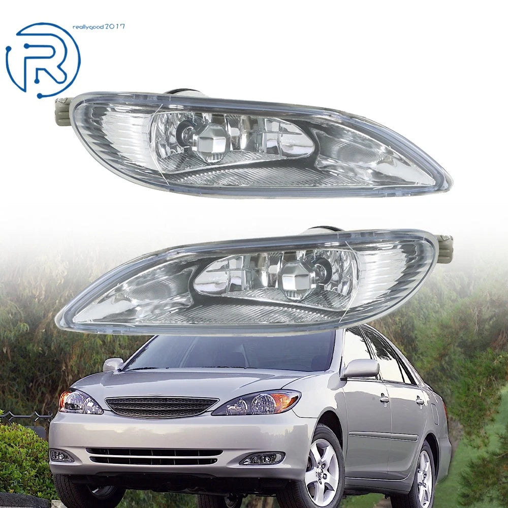 Set of 2 Fog Lights for Toyota Corolla (2002–2004) Clear