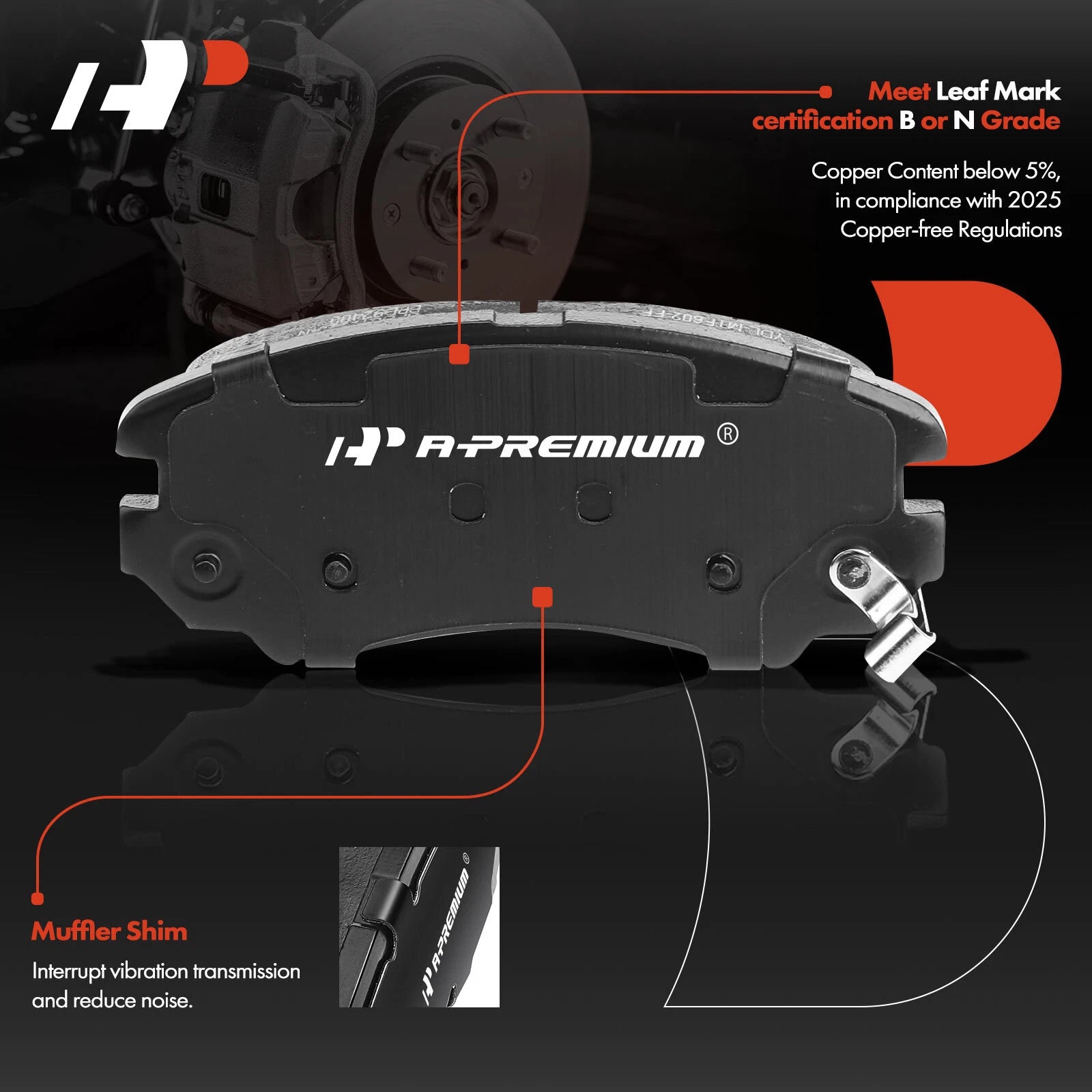 8x Front Drilled Brake Rotors & Pads for Hyundai Sonata (2011–2019)