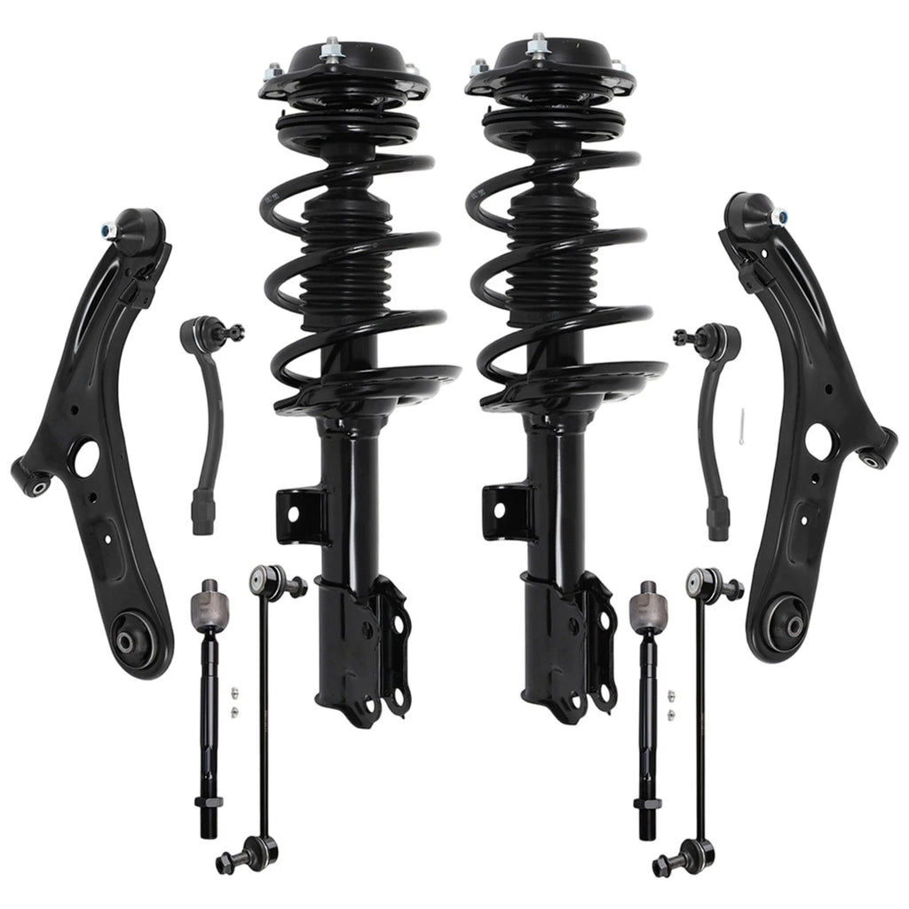 Front Struts Control Arm Kit Tie Rods Sway Bar for Hyundai Elantra (2011–2016)