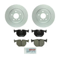 Set of 2 Bosch Rear Vented Rotors & Ceramic Brake Pads for BMW E46 330i (1998–2006)