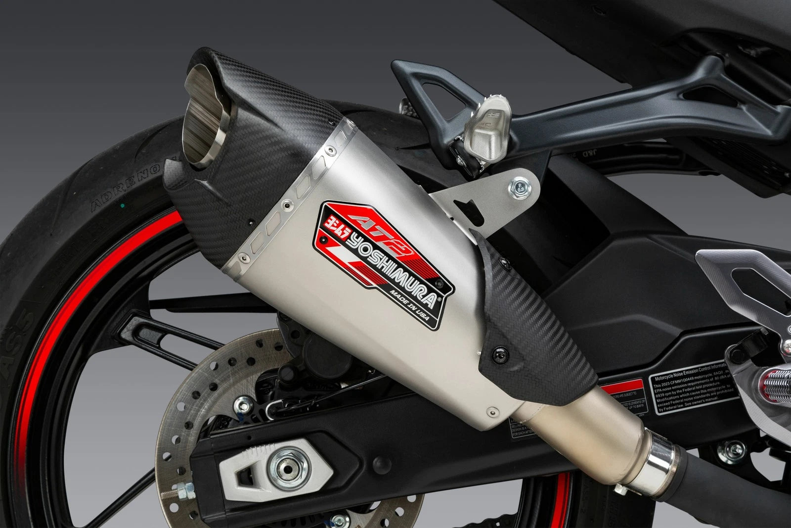 Exhaust Slip On for Street AT2 (SS/SS/CF)