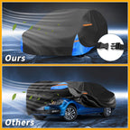 Car Cover Waterproof All Weather for VW Polo (2010–2023) 210D-PU