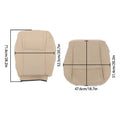 Set of 4 Tan Front Seat Covers for Ford Mustang GT (2005–2009)