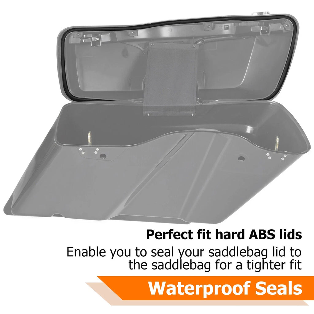 5" Stretched Extended Saddlebags for Harley Touring Road Glide (1993–2013)