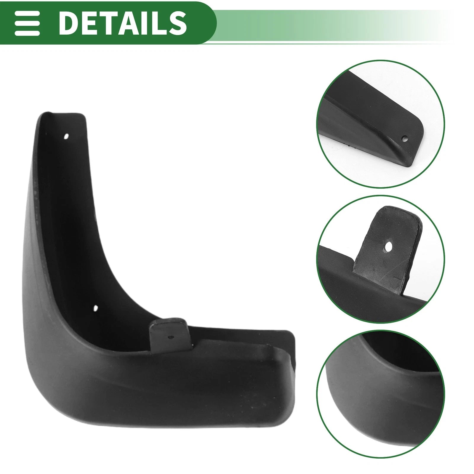 Mud Flaps Splash Guards for Chevrolet Epica (2008–2013) W/ Mounts