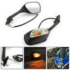 Rearview Side Mirrors w/Turn Signals for Suzuki GSXR 1000 750 600 (2002–2015) T9