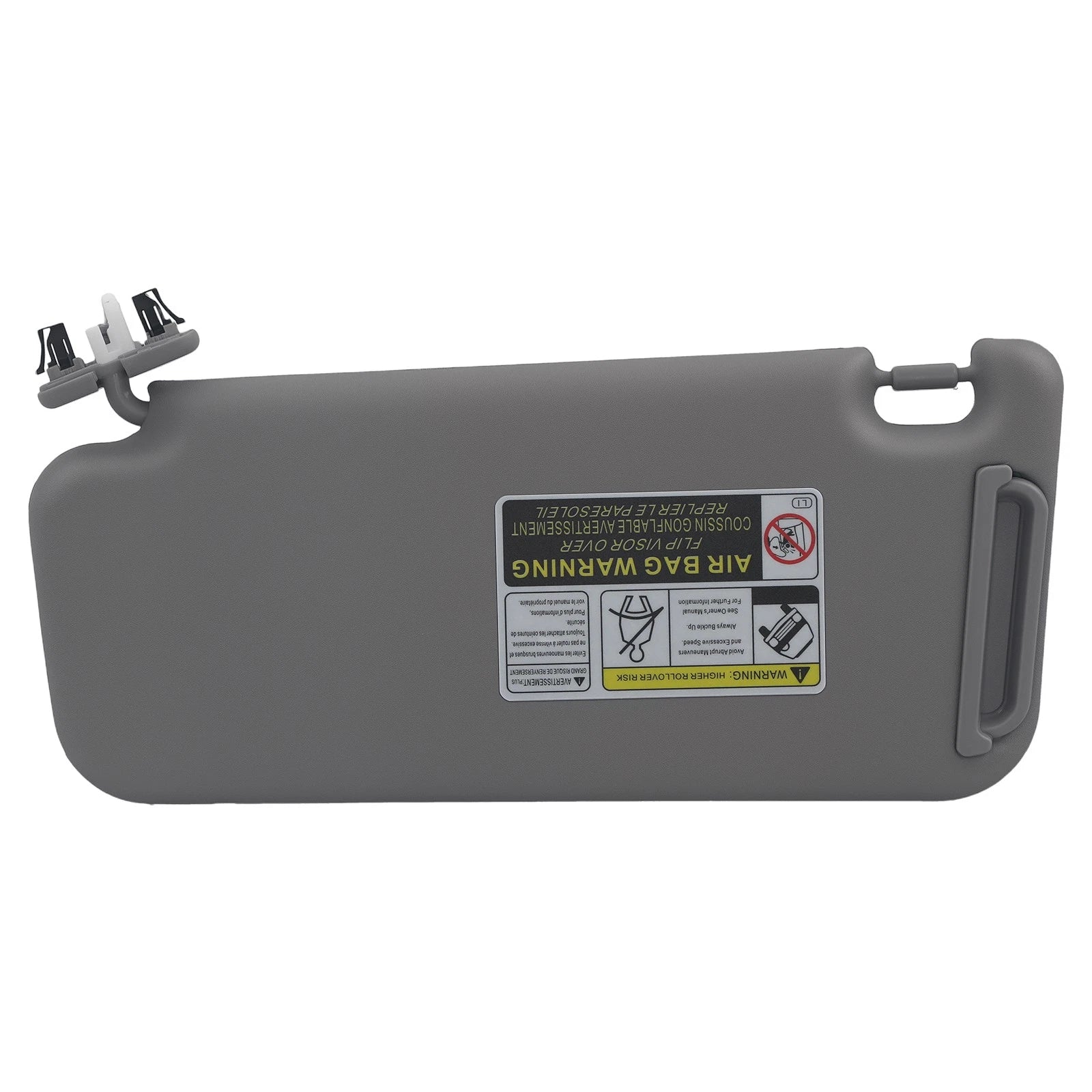 Front Passenger Sun Visor for Toyota RAV4 (2006–2013) Gray Right Side