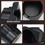 2X Center Console Cup Holder Insert for Toyota Tacoma (2005–2017) Black