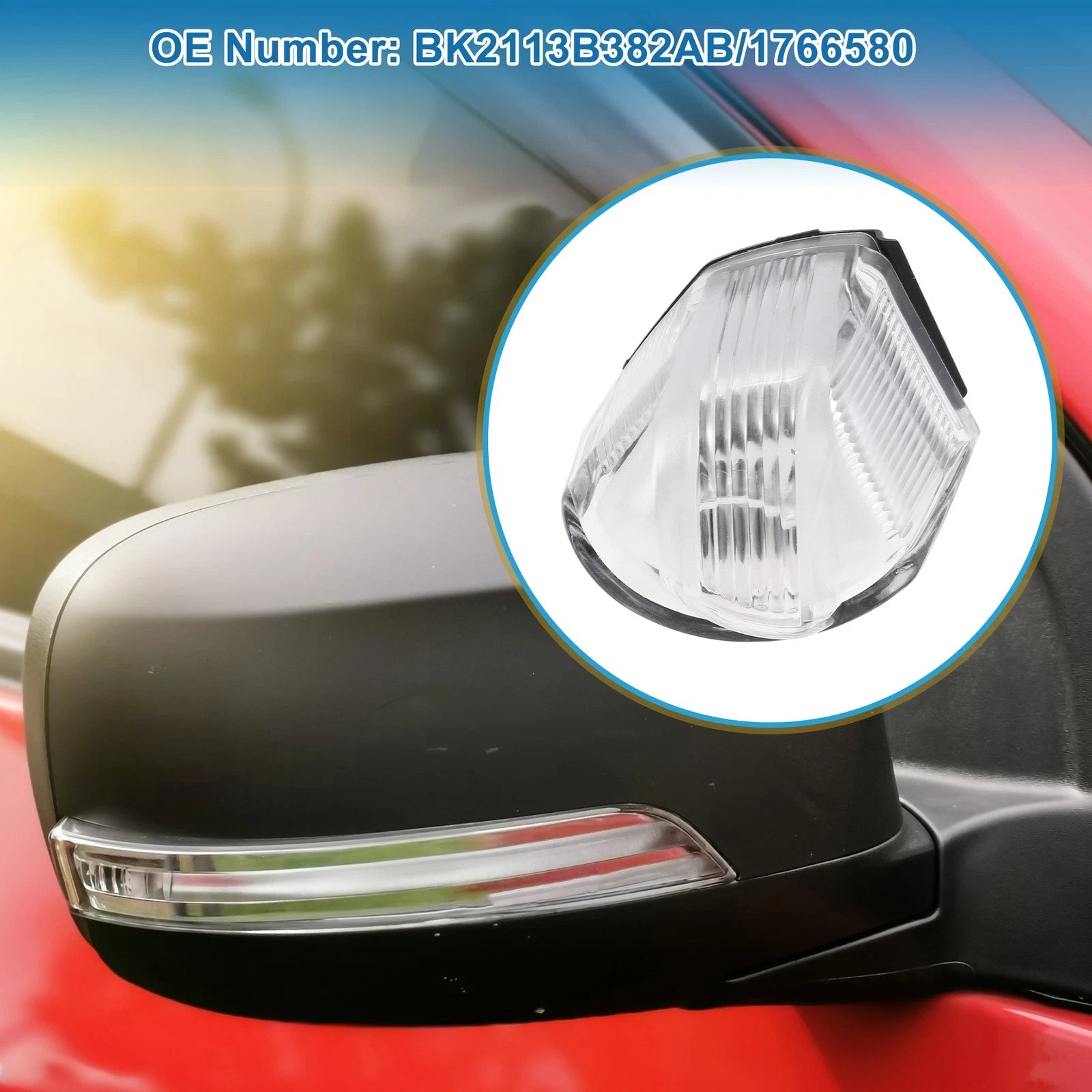LED Turn Signal Light Left No.BK2113B382AB for Ford Transit Custom (2013–2023)