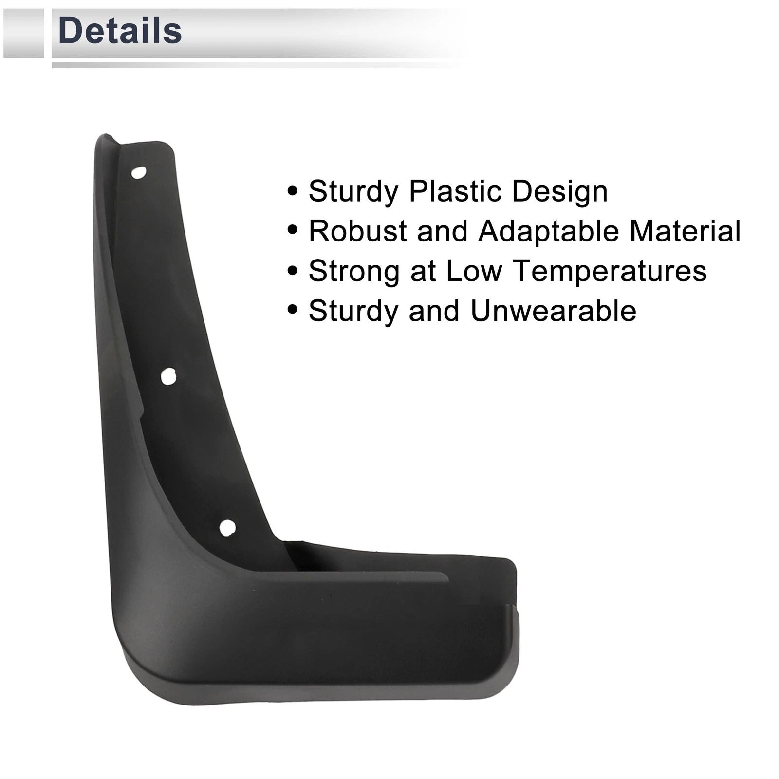Set of 2 Mud Flaps Splash Guards for Audi A3 Saloon (2012–2015)