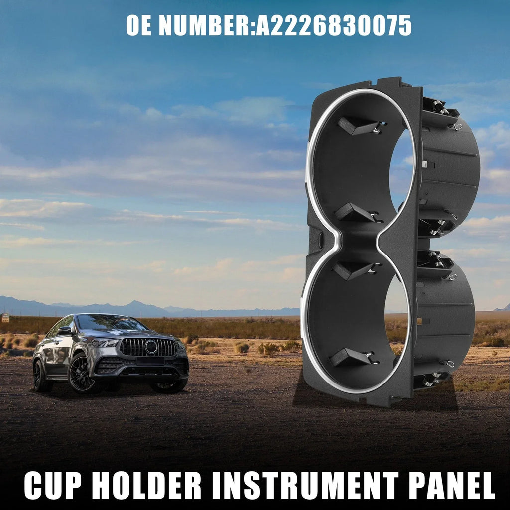 Cup Holder for Mercedes-Benz A217 (2012-2018) - Practical Drink Holder Black