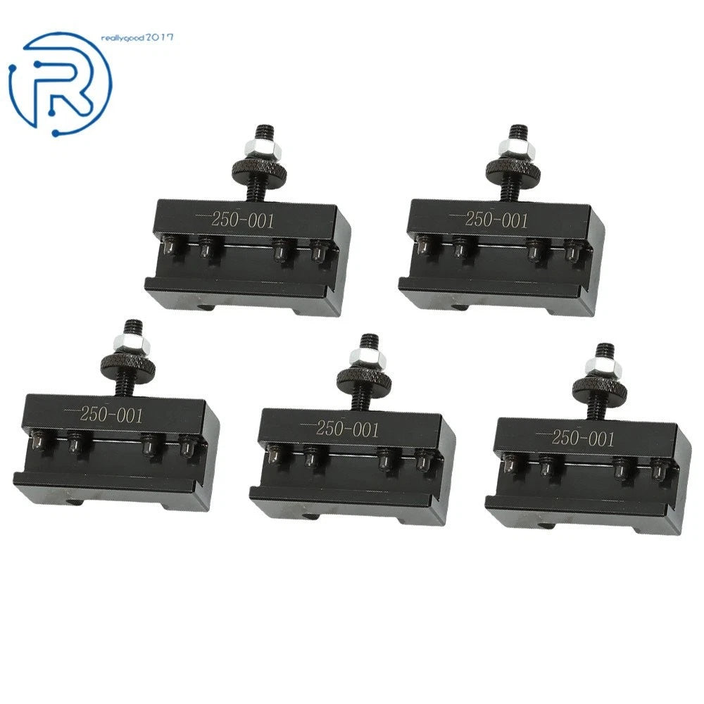 5-Piece Quick Change Lathe Tool Post Holder OXA #1 250-001 for OXA