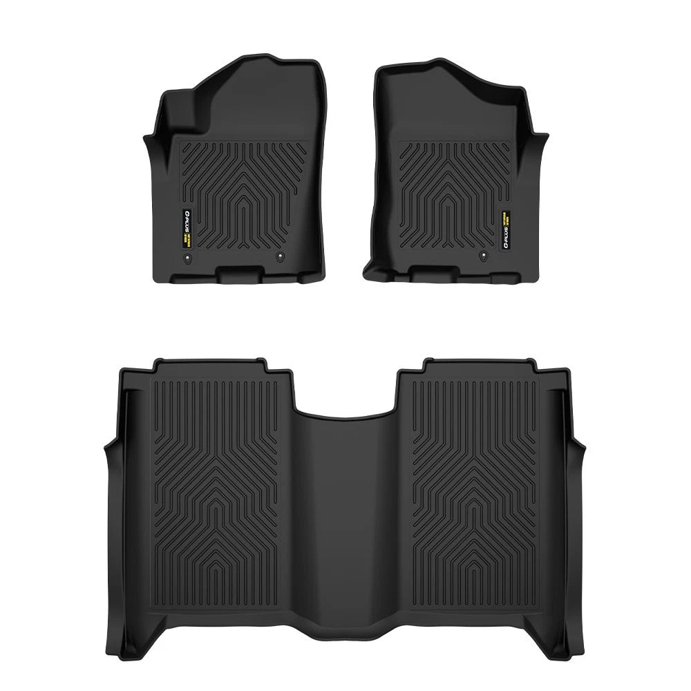 Set of TPE Floor Mats for Nissan Titan (2004–2015) All Weather Protection