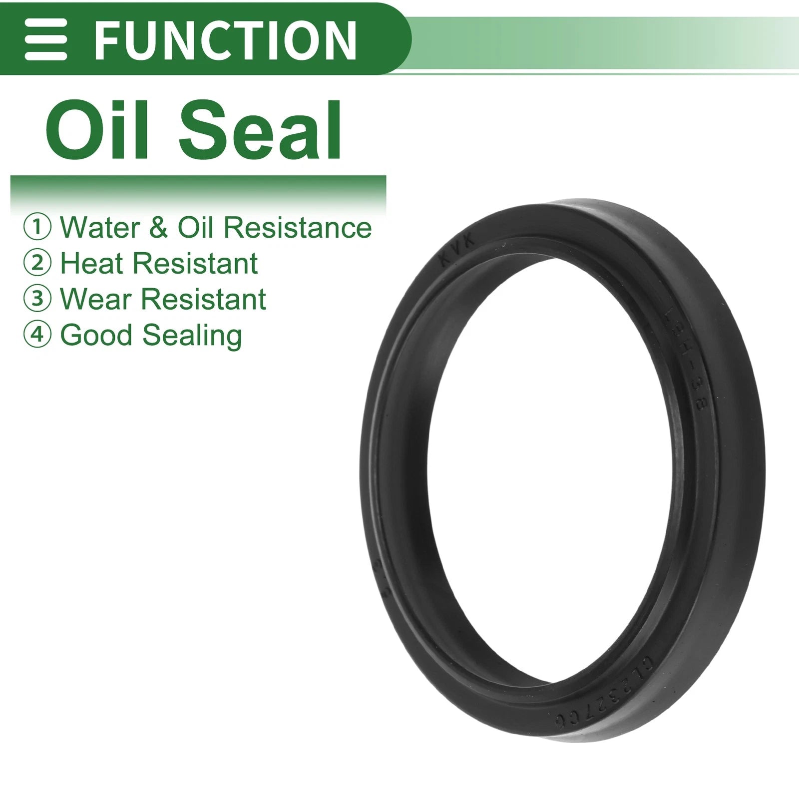 Set of 5 Oil Seal Rotary Shaft Seal NBR Rubber 38x46x5mm