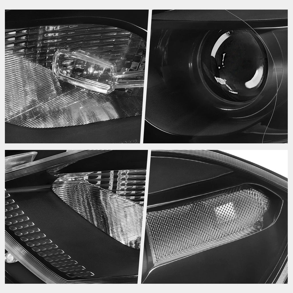 Projector Headlights Assembly for Dodge Dart (2013–2016) Black Housing