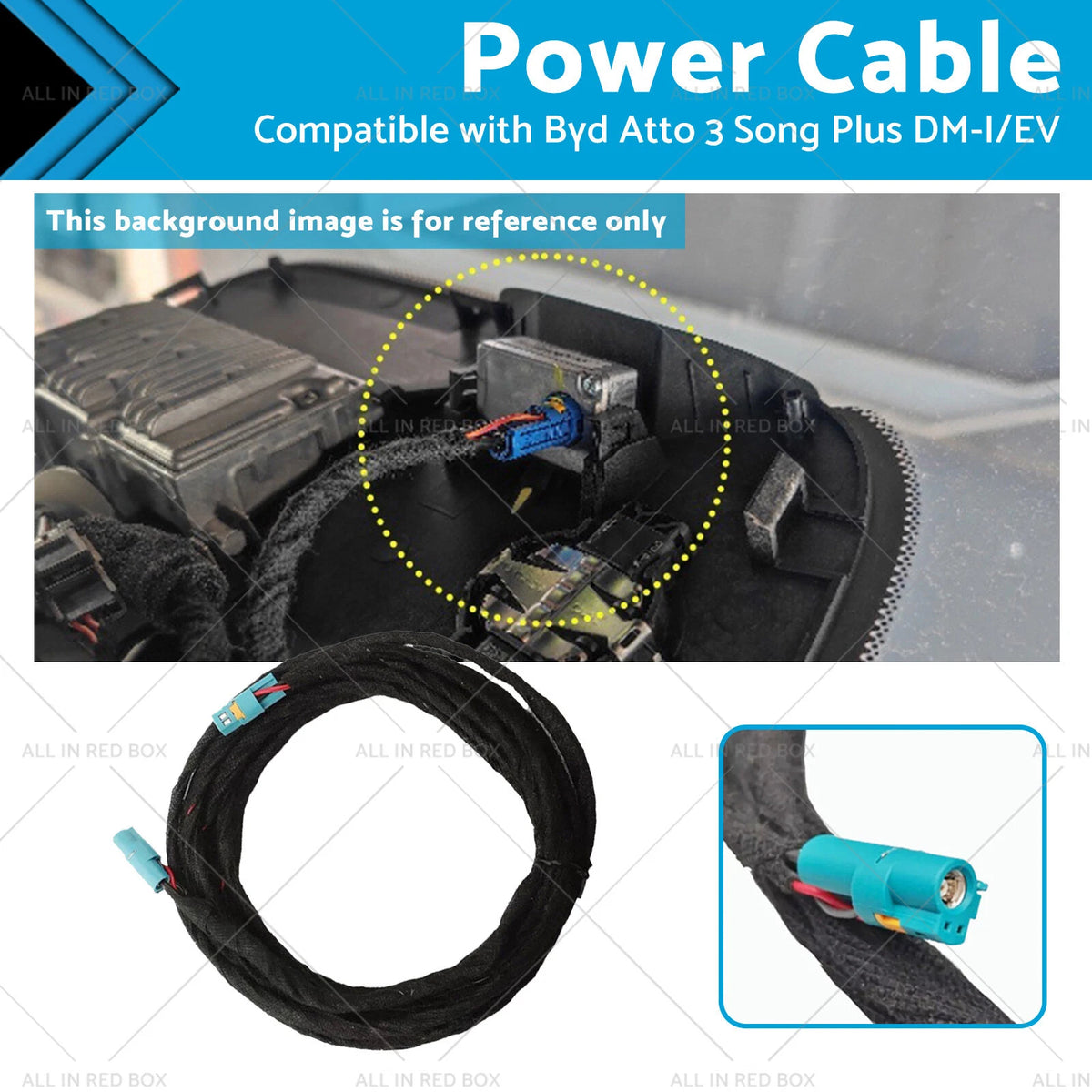 Power Cable for BYD Atto 3, Seal, Tang EV, Song Plus DM-I/EV (2023–2023)