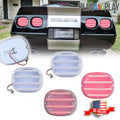 Set of 4 Red LED Brake Tail Lights for Chevy Corvette C4 (1990–1996)