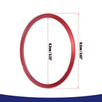 Red Steering Wheel Decal Sticker Cover Trim for Audi Q3 Q5 A5 (2012–2016)