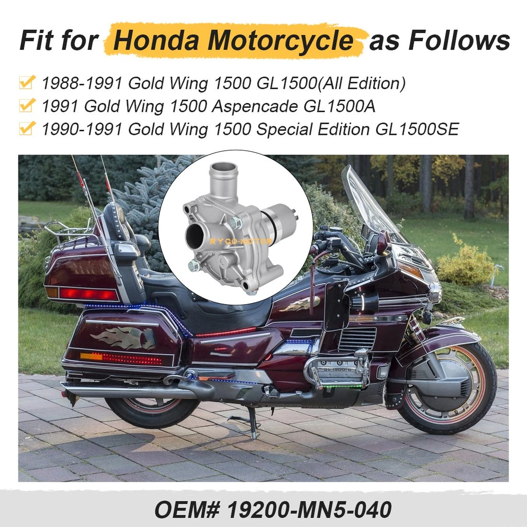 Water Pump Assembly for Honda Goldwing GL1500 GL1500A GL1500SE (1988–1991)