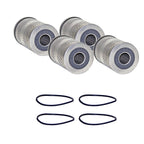 Set of 4 Engine Oil Filters for Chevrolet GMC Iso Studebaker (StdAsp)
