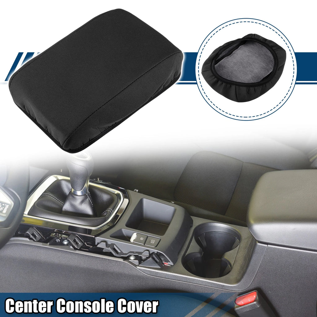 Center Console Armrest Cover for Ford Focus (2015–2018) Neoprene Black