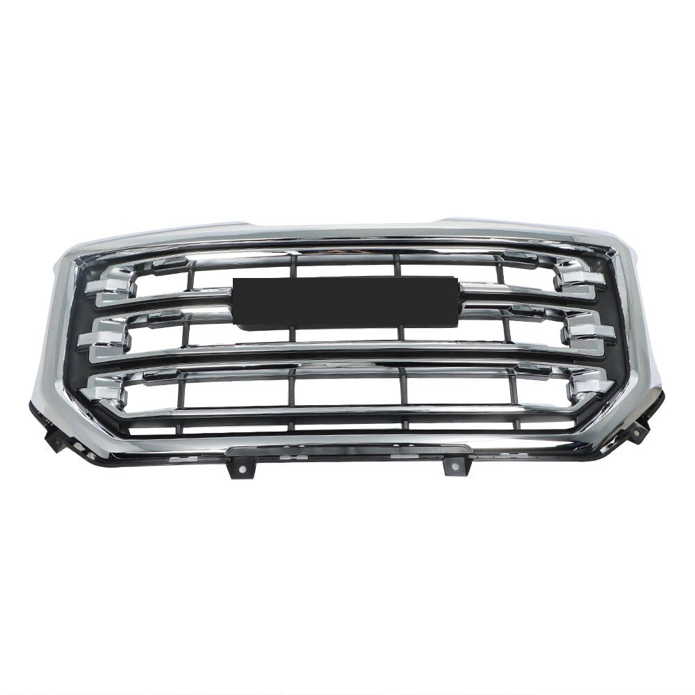 Plastic Front Bumper Grille for GMC Sierra 1500 (2016–2019) Chrome 23496236