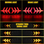 Integrated LED Brake Tail Light Turn Signals for Honda MSX/GROM 125 (2013–2023)
