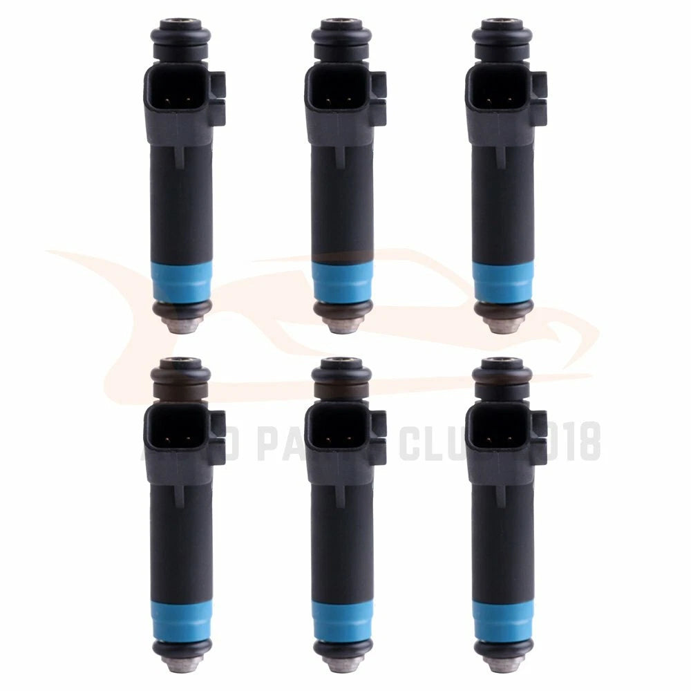 Set of 6 Fuel Injectors for Dodge Grand Caravan (2005–2007) 3.8L