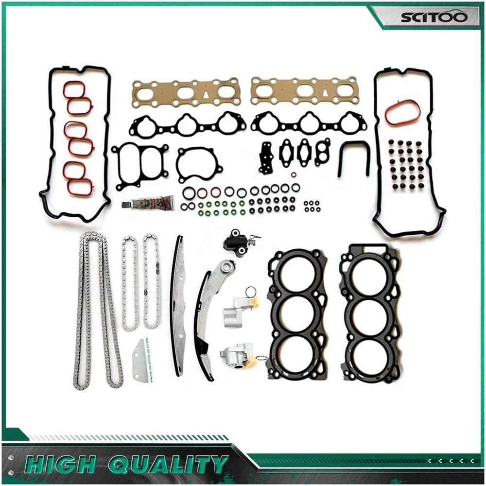 Head Gasket Set & Timing Chain Kit for Nissan Xterra Pathfinder (2005–2009)