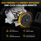 A/C Compressor with Clutch for Jaguar S-Type, X-Type, Lincoln LS (2000–2006) CO 102541AC