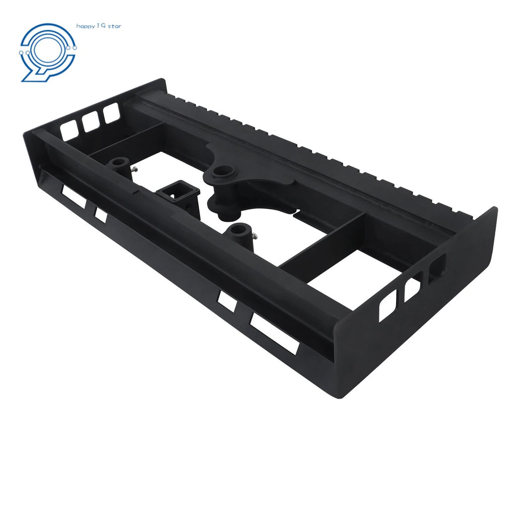 Heavy Duty Skid Steer Pallet Fork Frame with Receiver Hitch & Spear Sleeve