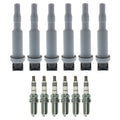 Set of 6 Ignition Coils & Spark Plugs for BMW E90 E83 328i Z4 (2007–2013)