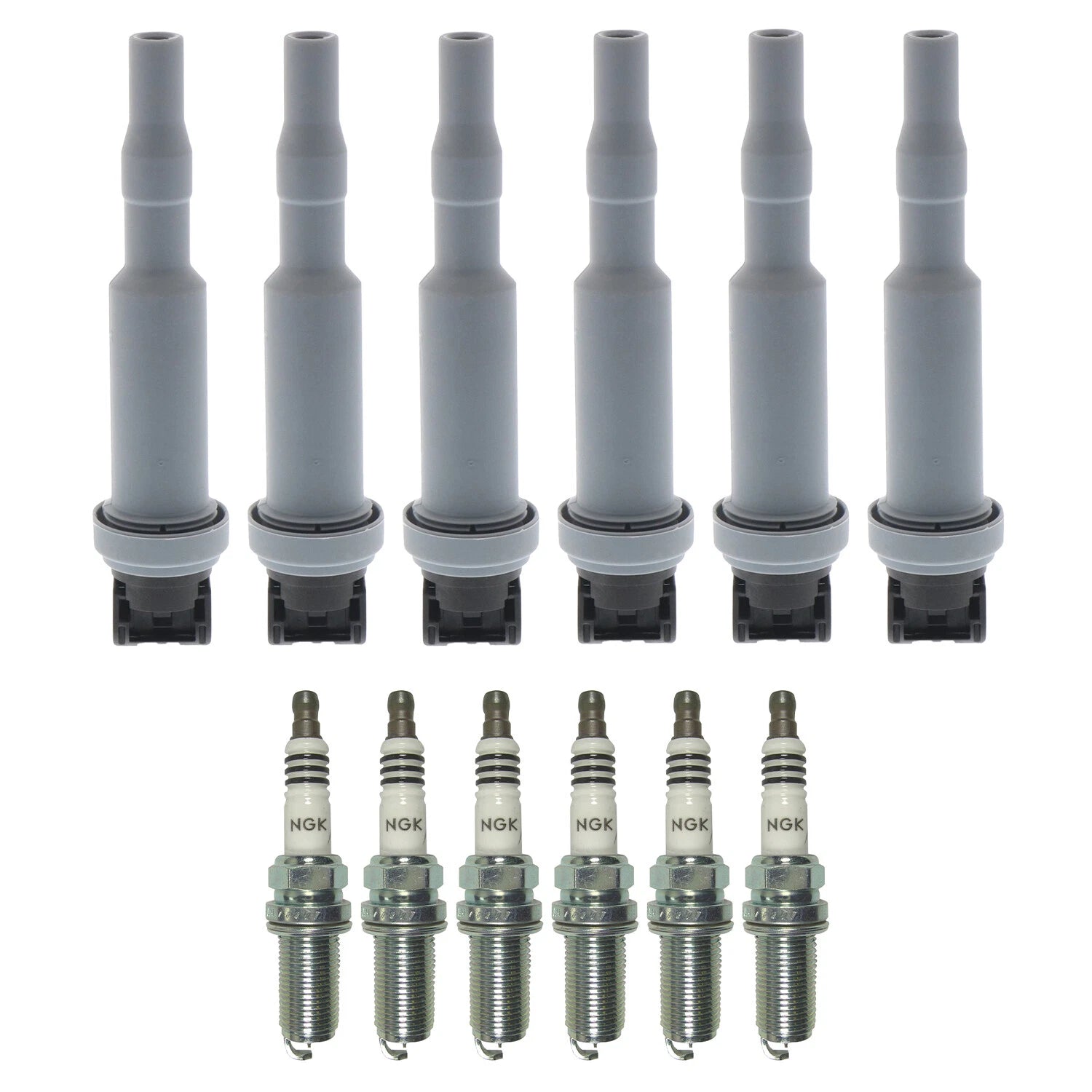 Set of 6 Ignition Coils & Spark Plugs for BMW E90 E83 328i Z4 (2007–2013)