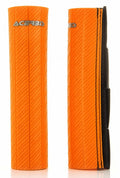 Acerbis Fork Guard for Offroad Bikes (2634055226) - Orange, Carbon Look