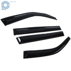Set of 4 Window Visors for Toyota Highlander (2001–2007) Smoke Vent Guard