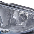 Set of 2 Clear Lens Fog Lights for Honda Civic Coupe Sedan (2004–2005)