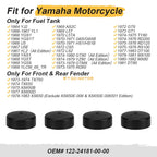 Set of 4 Rubber Grommets for Yamaha RD200 RD125 RD60 XS650 DT100 (1970–1980)