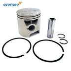 Set of 3 Piston Kit STD 705-850026T1 39-831255A6 for Mercury 40/50/60HP