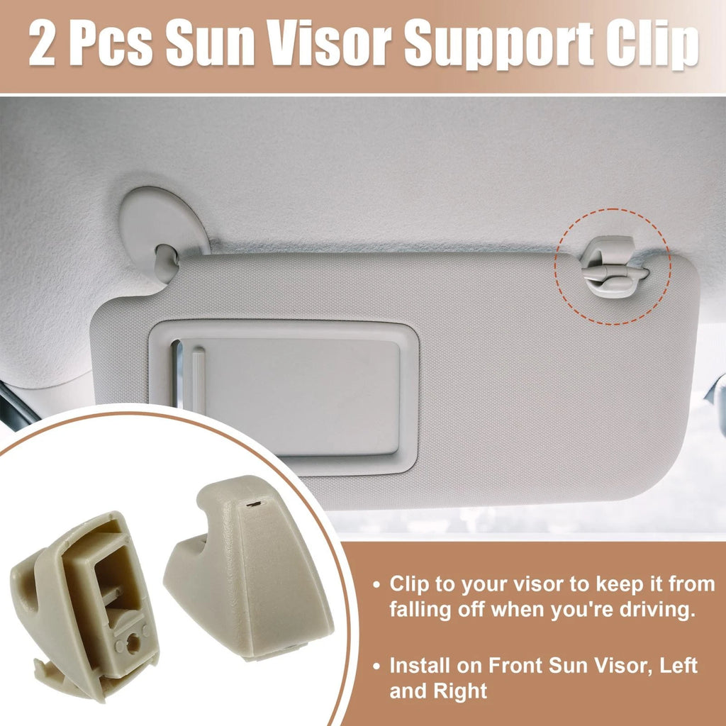 2X Sun Visor Support Clip Retainer 95994975 for Chevrolet Cruze Sonic (2011–2019)