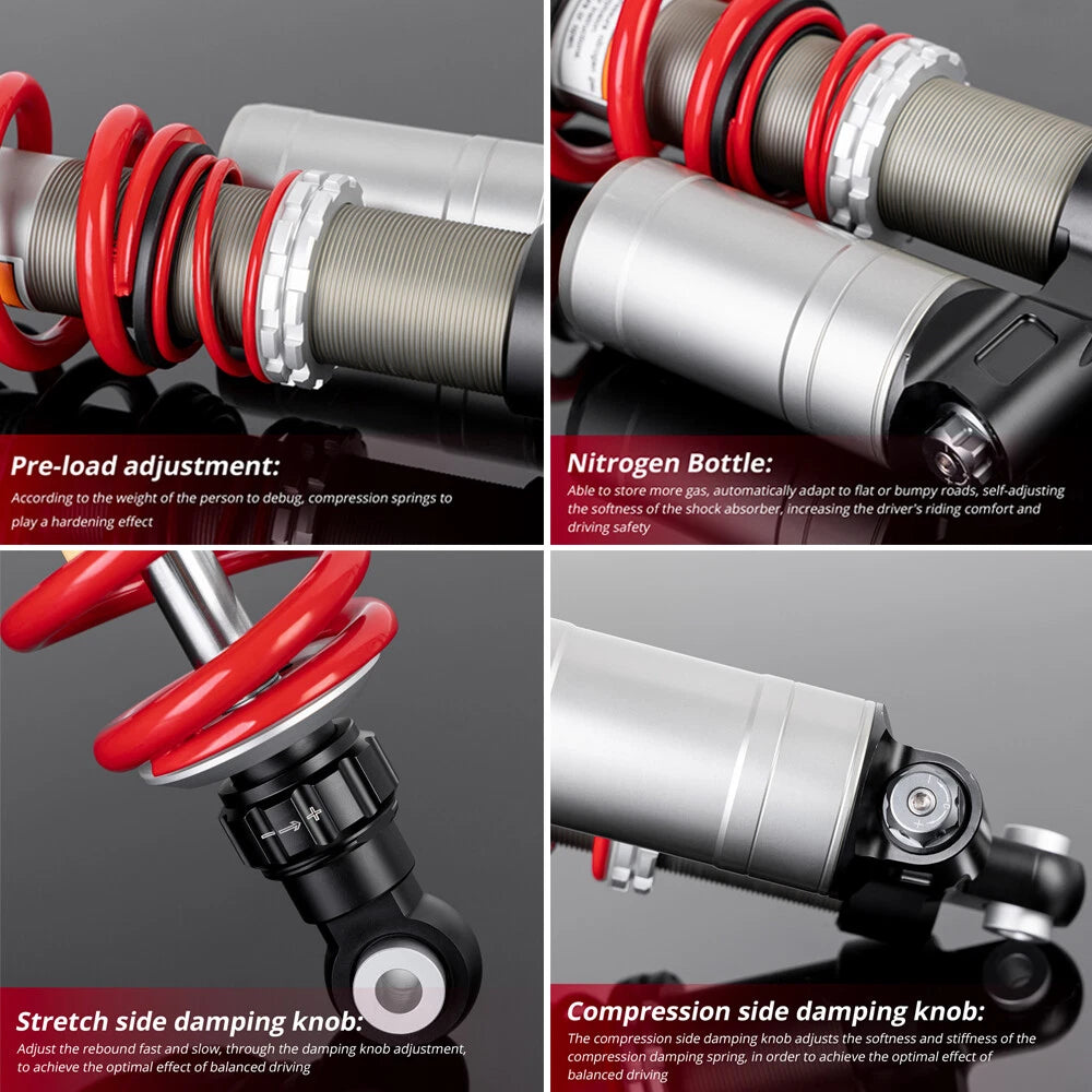 Pair Front Shock Absorbers for Polaris RZR S 800 (2009–2014)