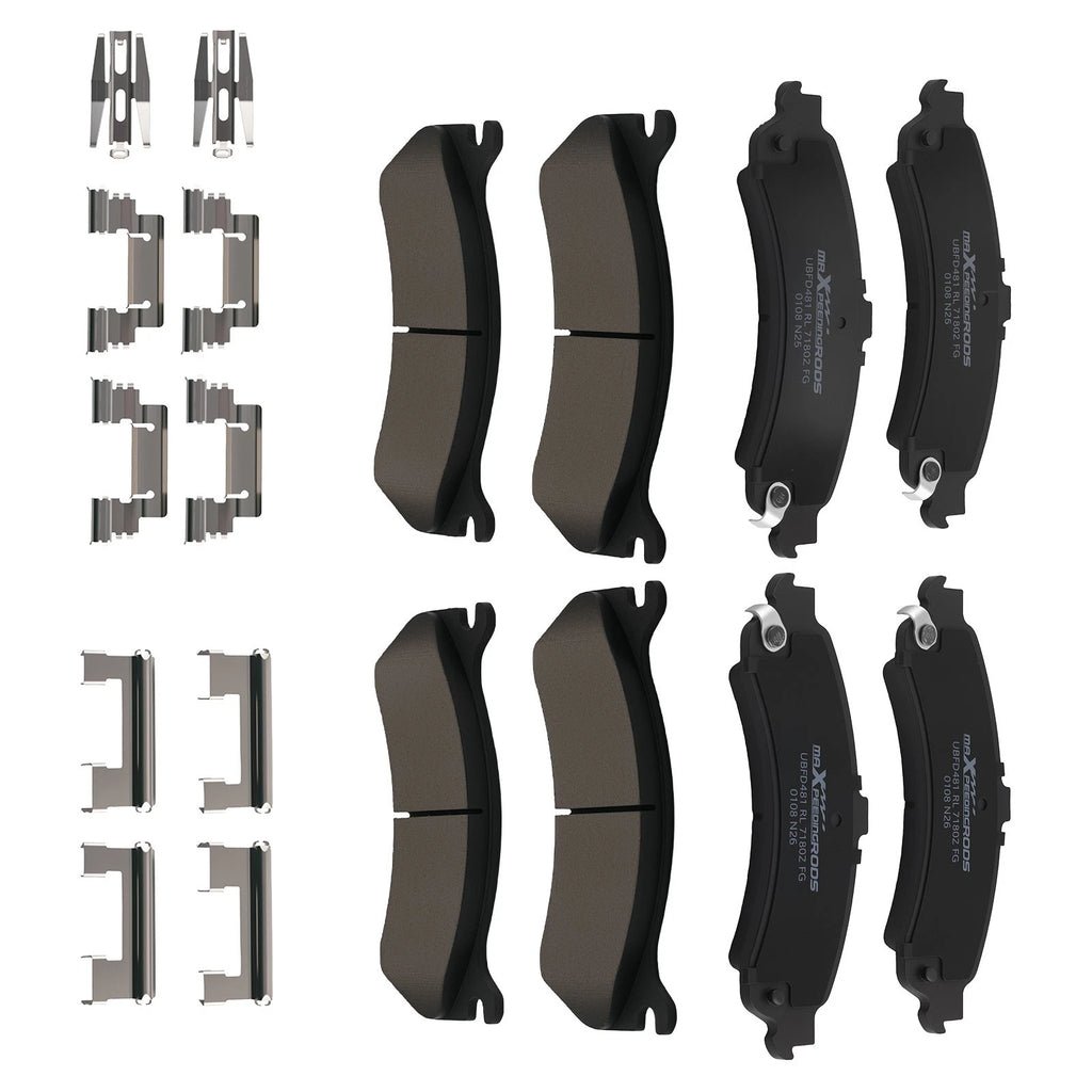 8pcs Ceramic Brake Pads Set for Cadillac Escalade EXT (2002–2006) D834