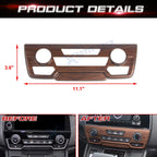 Peach Wood Grain Center Climate Control CD Panel Cover for Honda CR-V (2017-2022)