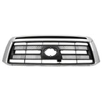 Replacement Black Chrome Plastic Front Grille For 2010-2013 Toyota Tundra Pickup