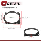 Set of 2 Speaker Spacer Rings for Toyota 4Runner (2003–2009) 6"x9"