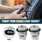 2 Pcs Front Turn Signal Light Socket for Mazda 3 (2004–2009) GA2A51064