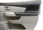 2X Door Armrest Leather Covers for Honda Odyssey (2011–2017) Black
