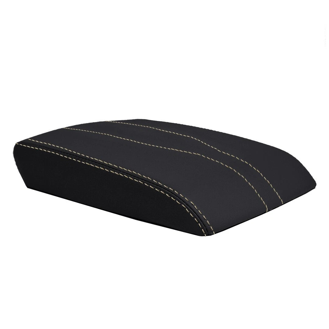 Console Armrest Cover for Chevrolet Traverse (2018–2020) Beige Stitch
