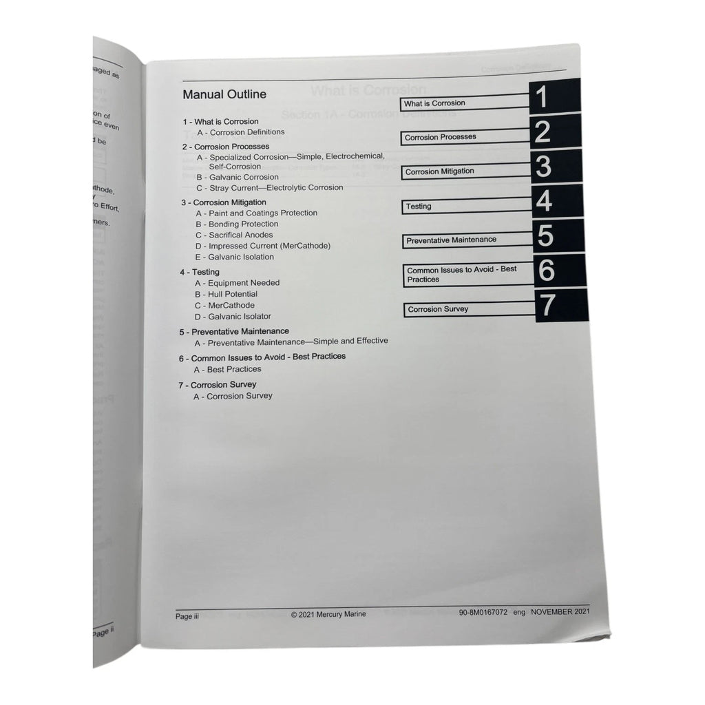 Corrosion Guide for Mercury Outboard & Mercruiser (2021) 90-8M0167072