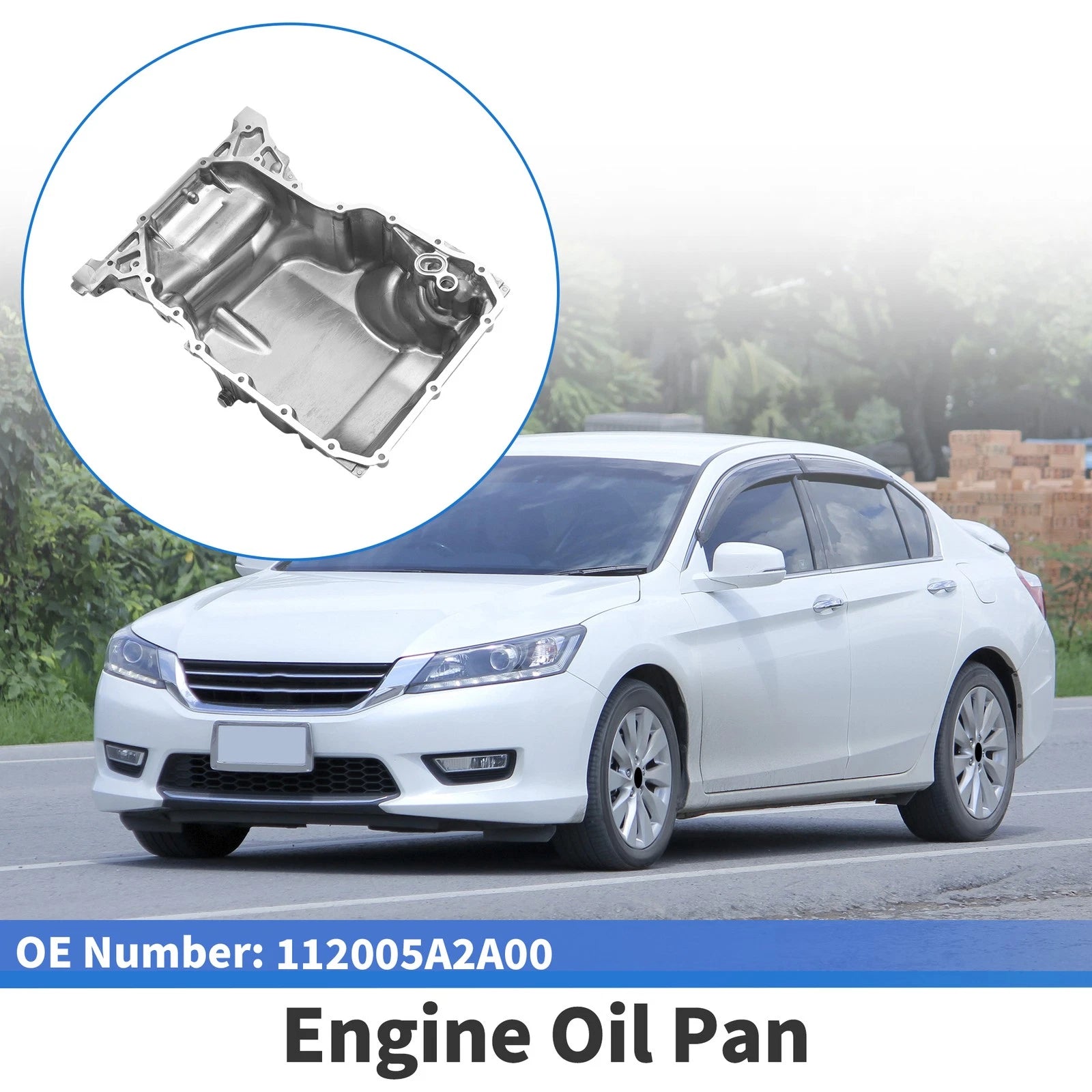 1 Pc Engine Oil Pan No.112005A2A00 for Honda Accord 2.4L (2013–2017)
